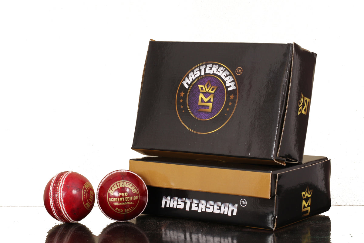MasterSeam™ Academy Edition - Red Leather Cricket Ball - Box of 6