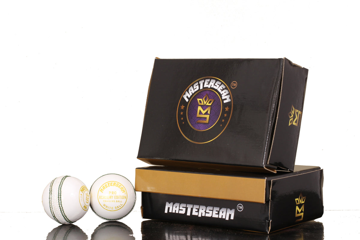 MasterSeam™ Pro Academy Edition – White Leather Cricket Ball - Box of 6