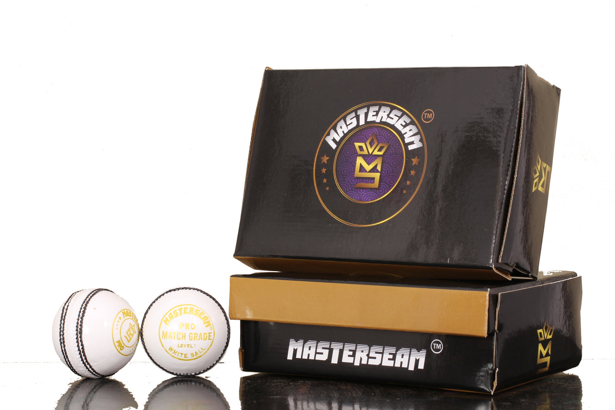 MasterSeam™ Pro Match Grade Level 1 – White Leather Cricket Ball - Box of 6