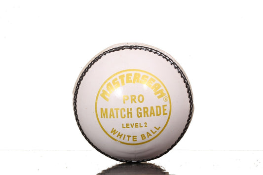 MasterSeam™ Pro Match Grade Level 2 – White Leather Cricket Ball - Box of 6