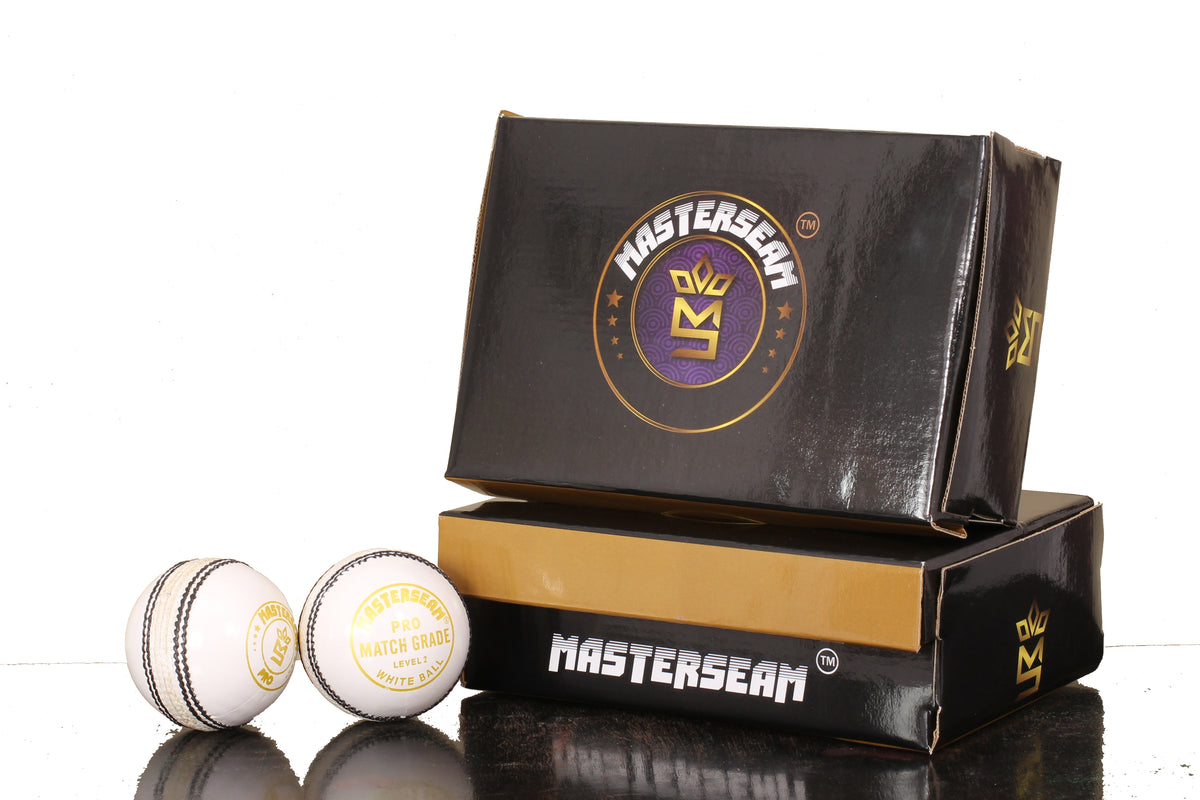 MasterSeam™ Pro Match Grade Level 2 – White Leather Cricket Ball - Box of 6