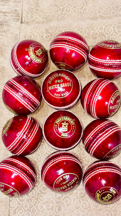 MasterSeam™ Match Grade Level 2 – Red Leather Cricket Ball - Box of 6